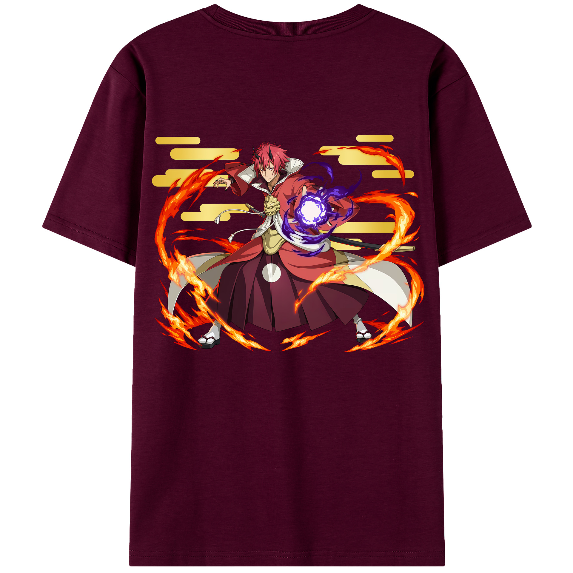 （画像用） 転スラ Regarding Reincarnated to Slime レディース半袖Tシャツ(バックプリント)